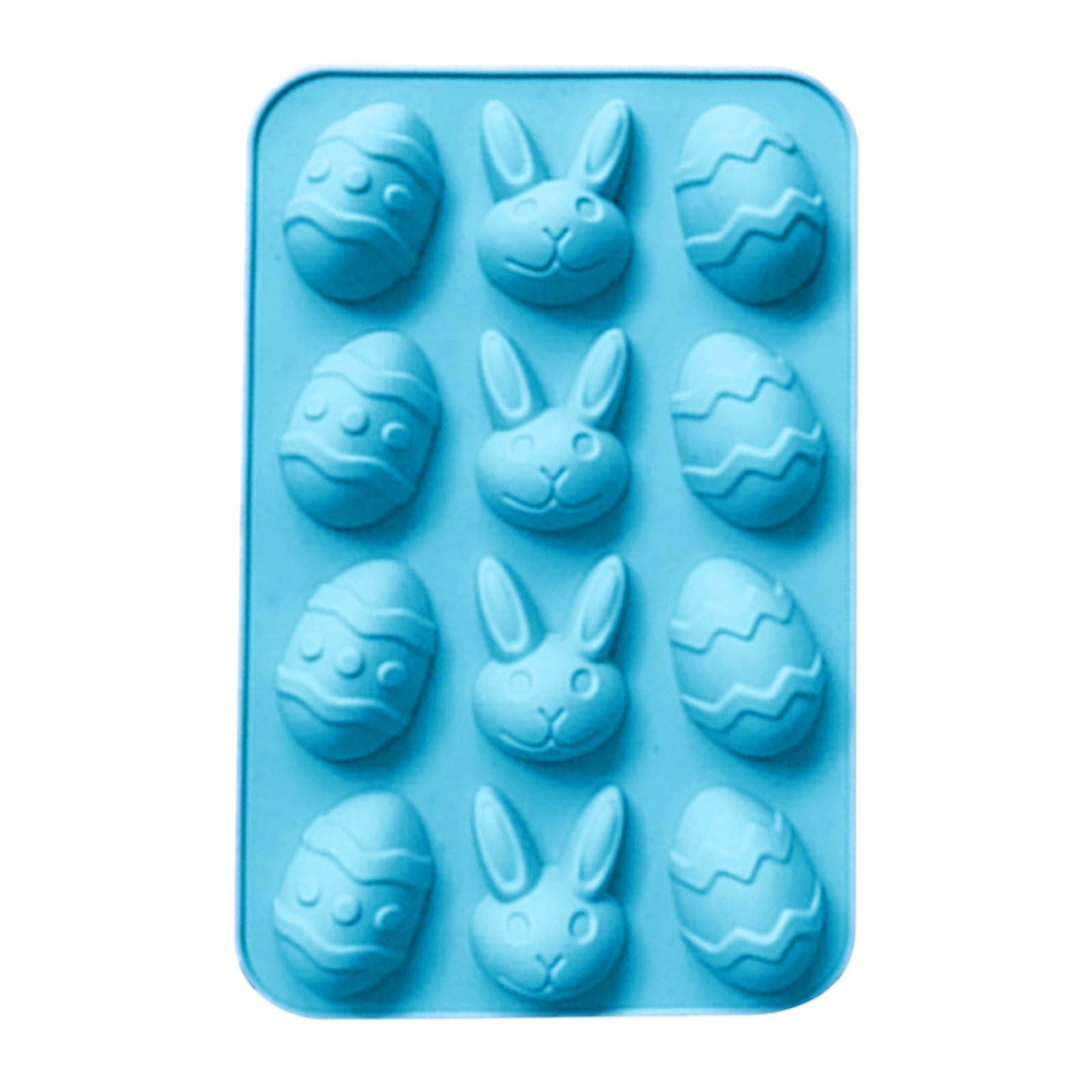 VBXOAE Easter Egg Silicone Mold Easter Bunny Silicon Molds for ...