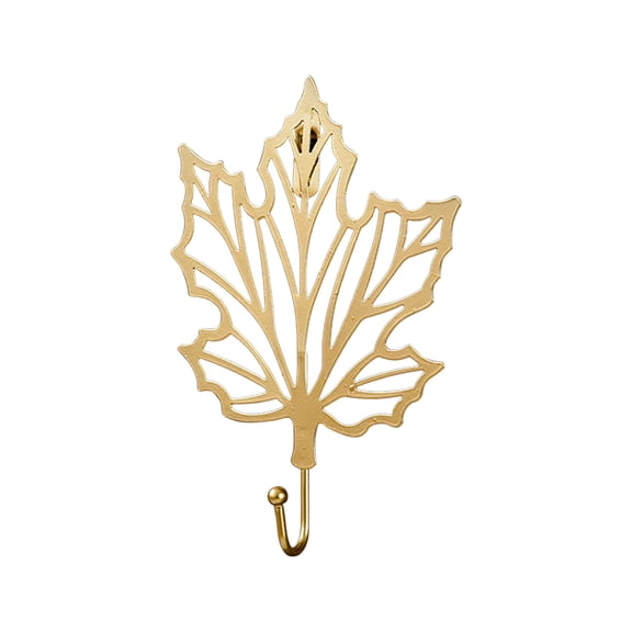 VBXOAE Elegant Metal Wall Art Leaf Shaped Coat Hook for Versatile Hanging Suit for Coats,Towels,Keys More Stable Iron Construction for Long Term Use