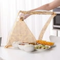 thumbnail image 1 of VBXOAE Foldable Mesh Food Cover for Vegetables Rice Leftovers Breathable Spliceable Kitchen Storage Protector for Dining Table Freshness Easy to Clean Store 17.32x17.32x7.09 inches Home Important, 1 of 6