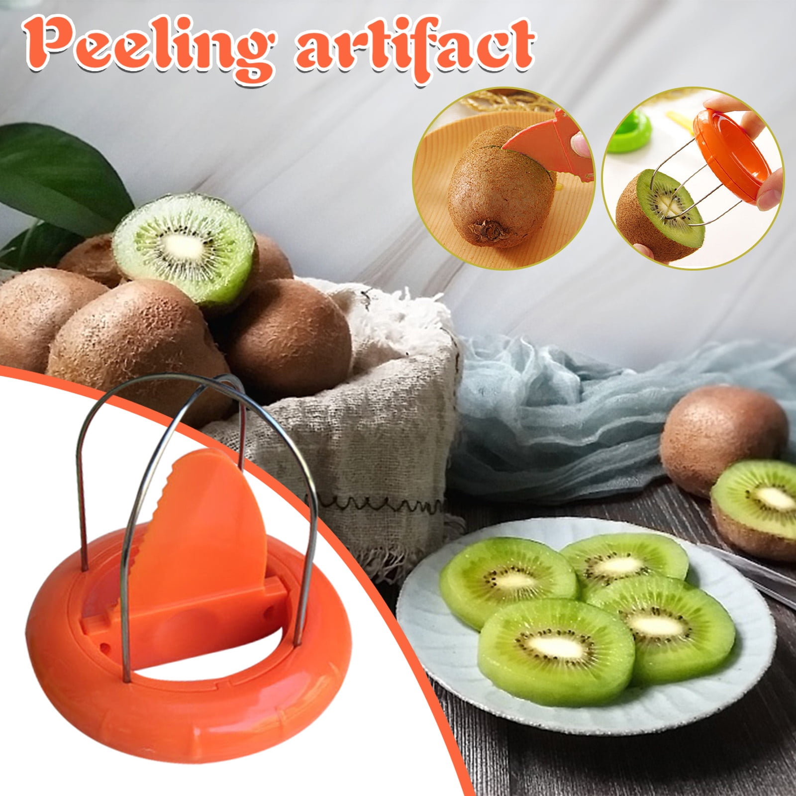 VBXOAE Fruit Cutter Fruit Peeling Cutter Fruit Coring and Digging