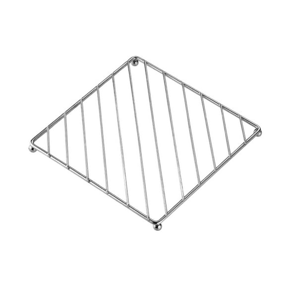 VBXOAE Household Stainless Steel Kitchen Countertop Hot Pot Holder Insulation Mat for Heat Protection and Avoiding Scalding with Easy Cleaning