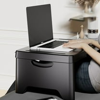 VBXOAE Multi-Functional Portable Folding Lap Desk with Storage, Laptop, Breakfast, Writing, Serving Tray for Bed, Couch, Sofa, and Floor Use