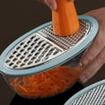 thumbnail image 1 of VBXOAE Multifunctional Vegetable Slicer Shredder with Stainless Steel Blades and Extended Handle for Comfortable Grip Stable Kitchen Chopper with Easy Storage, 1 of 6