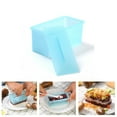 thumbnail image 1 of VBXOAE Rectangular Sushi Maker Kit for Beginners DIY Multi Layer Sushi Tool with Rice Molds Suit for Family Gatherings and Easy Lock and Press Sushi Utensil Box, 1 of 9
