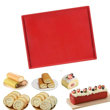 VBXOAE Reusable Non-Stick Silicone Baking Mat for Oven/Cookies/Fruit Dehydration-Heat-Resistant Up to 250°C,Scratch-Proof Kitchen Baking Sheet Liner,Red