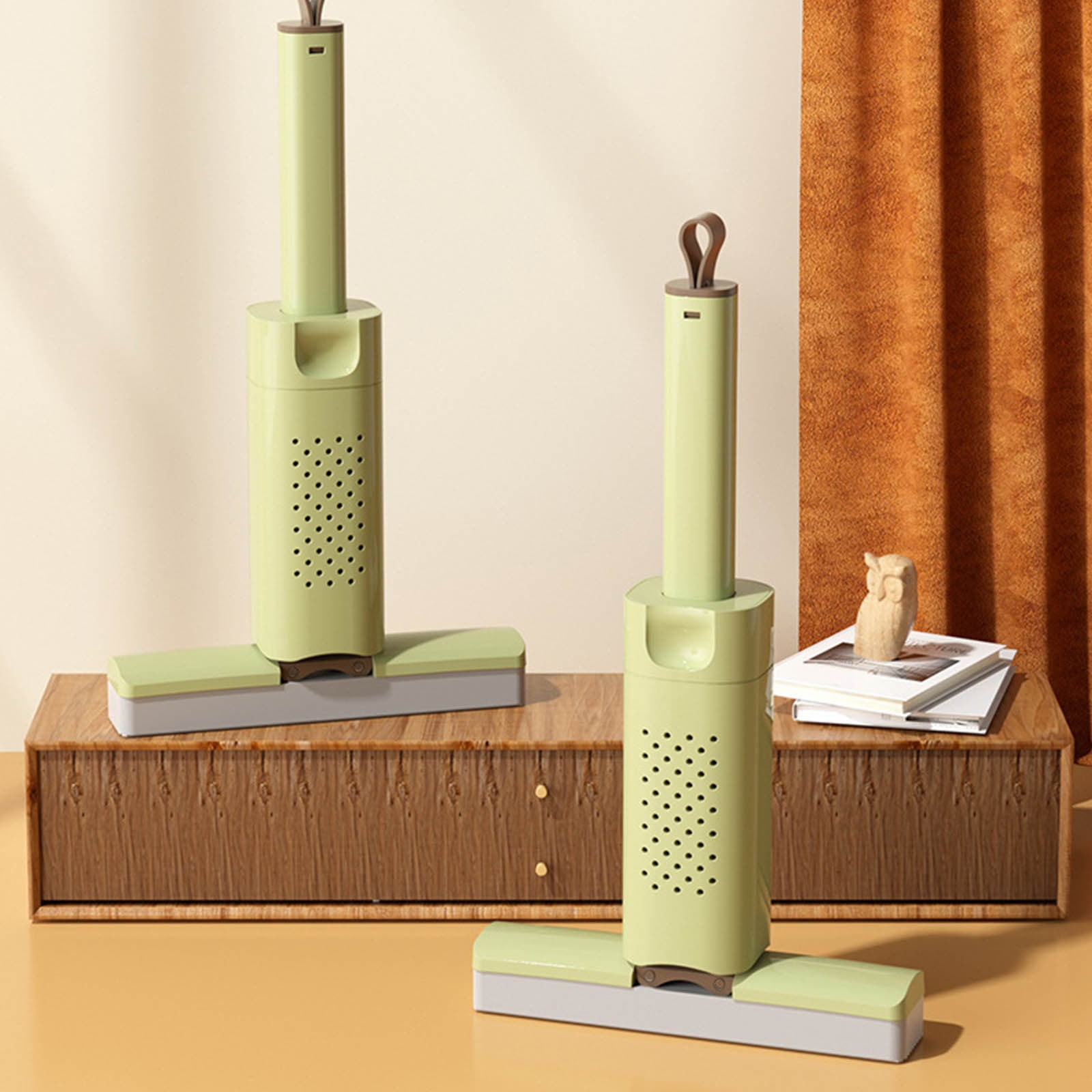 VBXOAE Self Squeezing Mini Mop, Small Mop Portable SelfSqueeze Mop, Mini Mop for Small Spaces