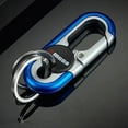 thumbnail image 1 of VBXOAE Stylish Stainless Steel Car Keychain with Double Ring Design for Men and Women Stable,Rust Resistant Unique Personality Pendant, 1 of 3