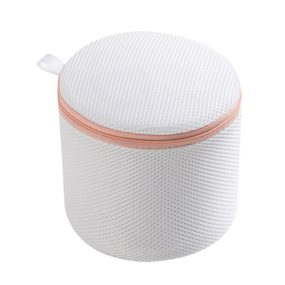 VBXOAE Thickened Mesh Laundry Bag-Anti-Deformation Washing Protector for Bras,Underwear,and Delicates,5.9x6.7in,Ideal for Machine Wash,Keeps Small Items Secure,White