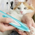 thumbnail image 1 of VBXOAE USB Rechargeable Waterproof Pet Hair Trimmer with LED Light Silent Low Vibration Shaver for Cats and Dogs with Rounded Safety Heads and USB Charging Cable, 1 of 6