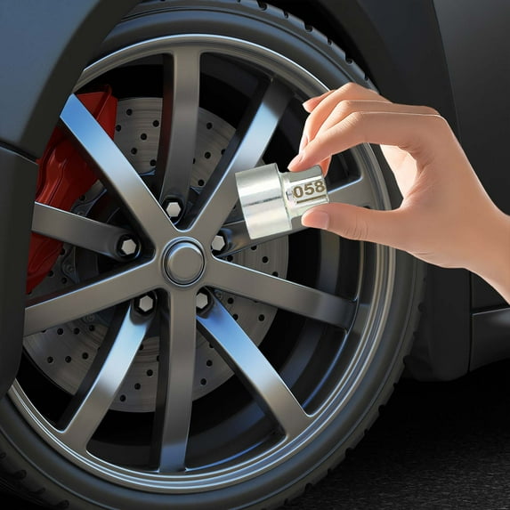VBXOAE Universal Wheel Lock Nut Removal Tool-Metal Hub Screw Sleeve for Tire Screw Nut,Fits Multiple Car Models,Stable & High Precision,Easy to Use,2.7"x2.7"x2.7" Size