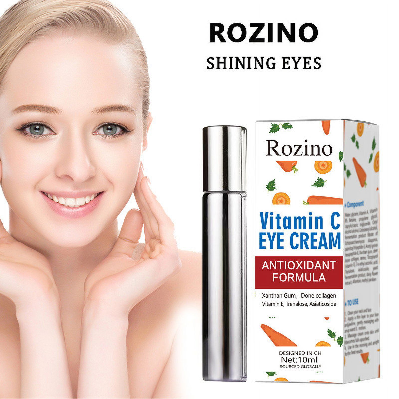 VC Eye Cream To Lighten Dark Circles, Fine Lines, Eye Bags, Rolling