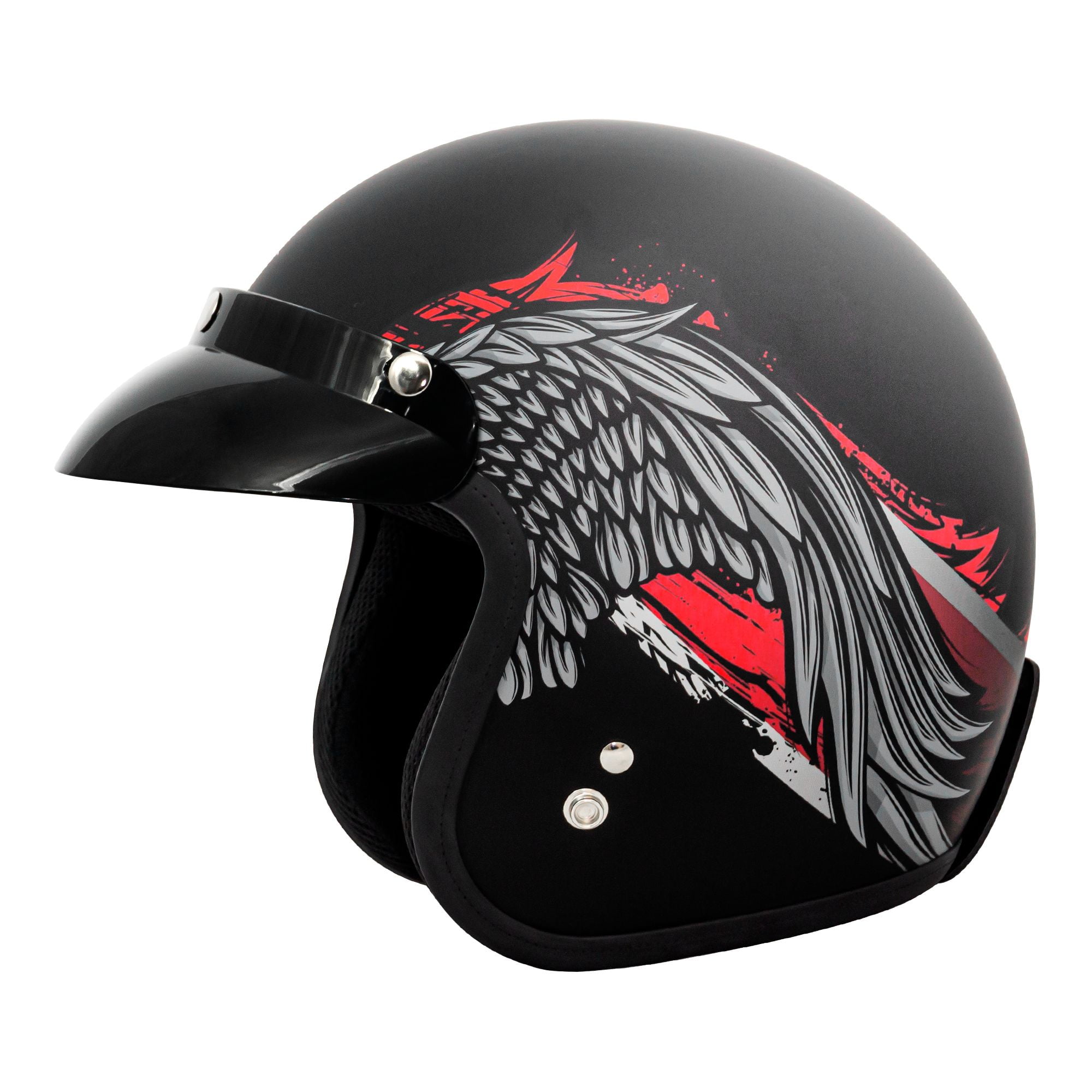 VCAN 3/4 Motorcycle Helmet