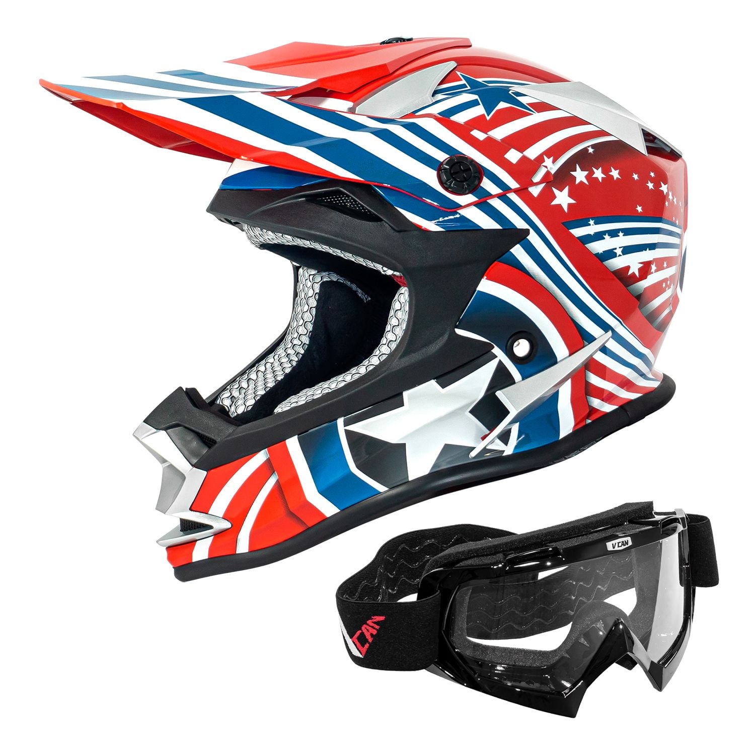 VCAN Off-Road Motorcycle Helmet