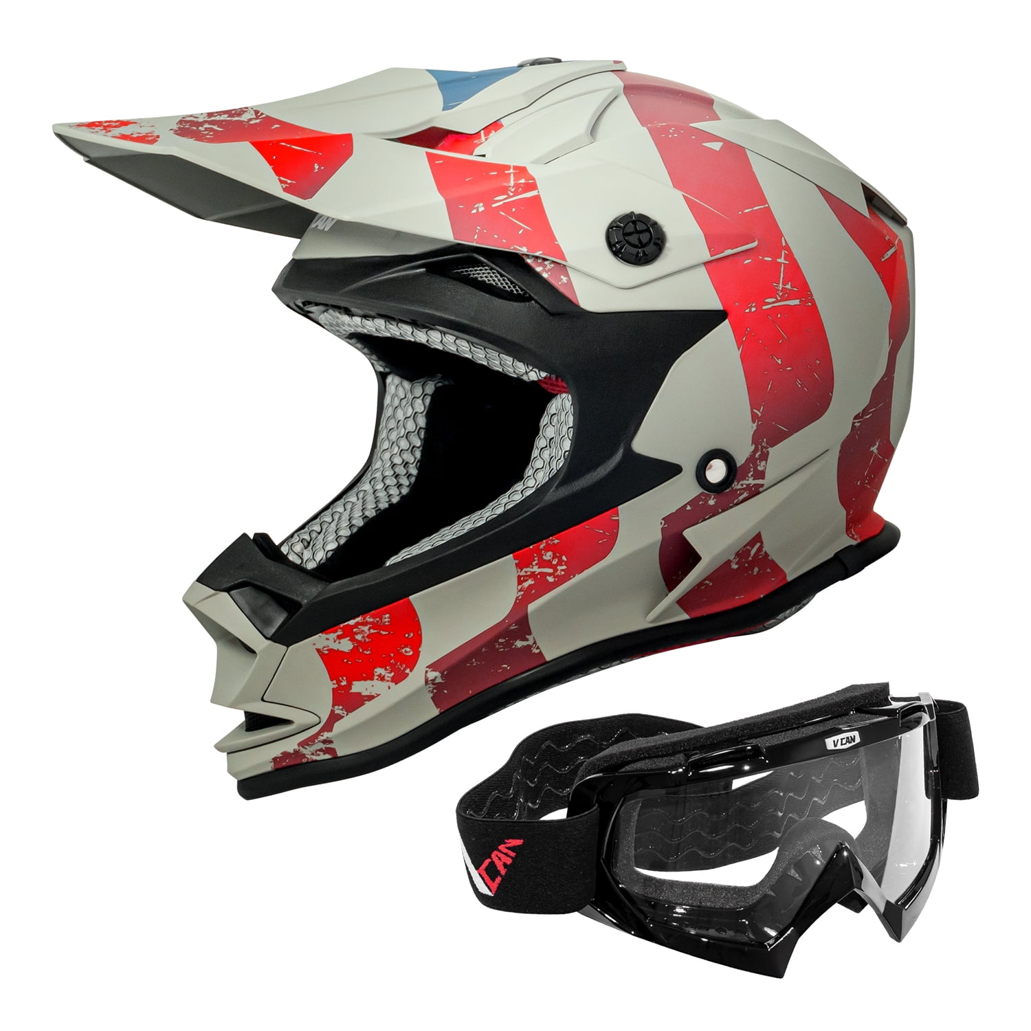 VCAN Off-Road Motorcycle Helmet