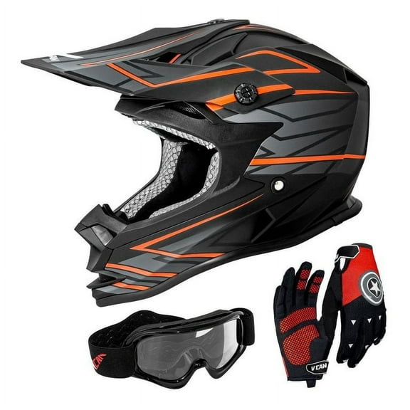 VCAN Off-Road Youth Helmet
