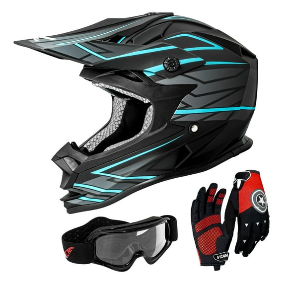 VCAN Off-Road Youth Helmet