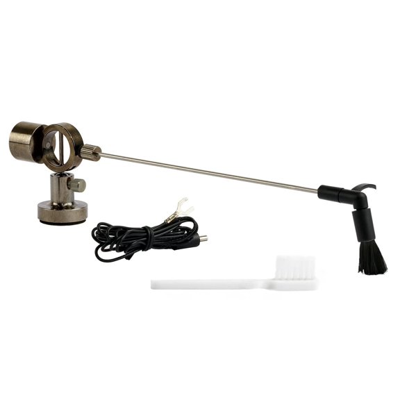 VCC Auto Vinyl Record LP Cleaning Arm Adjustable Anti Static Carbon-Fiber Brush CF-VRCA