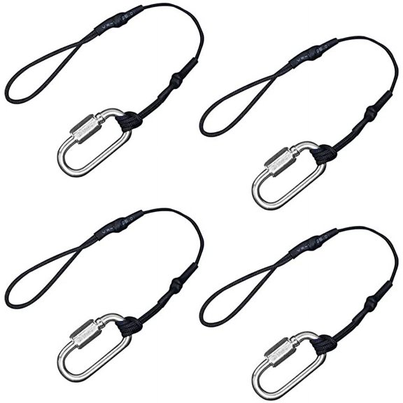 VCC Camera Safety Tether Strap Screw Lock for DSLR & Mirrorless Cameras (4 Pack)