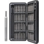 VCELINK 57-in-1 Versatile Precision Screwdriver Set with 56 Magnetic S2 Bits Black