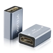 VCELINK 8K HDMI Extender, HDMI 2.1 Female to Female Connector Adapter, 2 Pack