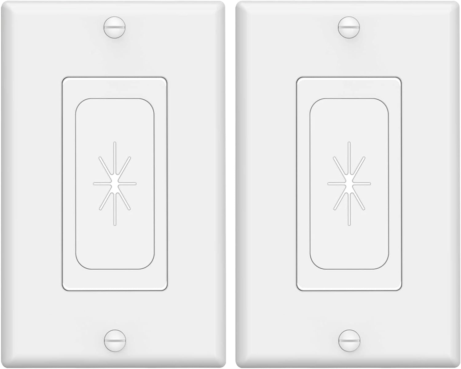 VCELINK Flexible Rubber Grommet Insert Wall Plate for Low Voltage