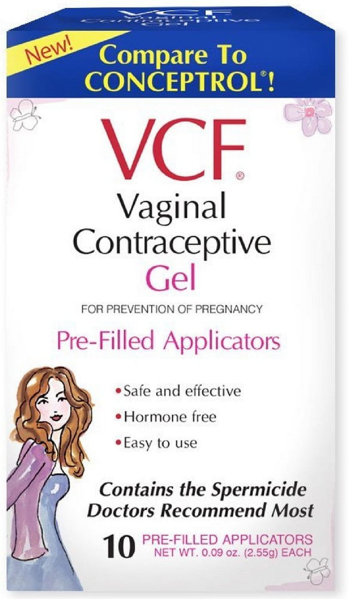 VCF Vaginal Contraceptive Gel Pre-Filled Applicators 10 ea