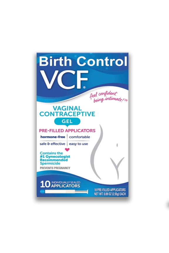 Vaginal Contraceptive Pre-Filled Gel Applicators, 10 Count, All Occasion