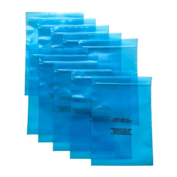 VCI Anti Rust Zip Close Bags (6x8 inches - 4 mil) Cortec VpCI-126 Rust Prevention Reclosable VCI Poly Bags for Metal Protection (Pack of 10 bags)