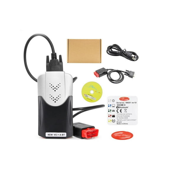 VCI VD CDP DS TCS CDP Pro+ Cars Trucks OBD2 Diagnostic Tool with 2015.R3 Keygen without Bluetooth