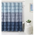 thumbnail image 1 of VCNY Gypsy Ruffled Fabric Shower Curtain (Blue), 1 of 1