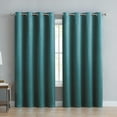 thumbnail image 1 of VCNY Home Agnes Teal Solid Grommet Blackout Curtain Panel,, 1 of 5