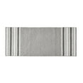 thumbnail image 1 of VCNY Home Aiden Jacquard Striped Light Grey Polyester Bath Runner, 24" x 60", 1 of 4