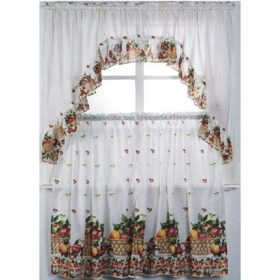 VCNY Home Aspen Jacquard Stripe Shower Curtain Set (Silver)