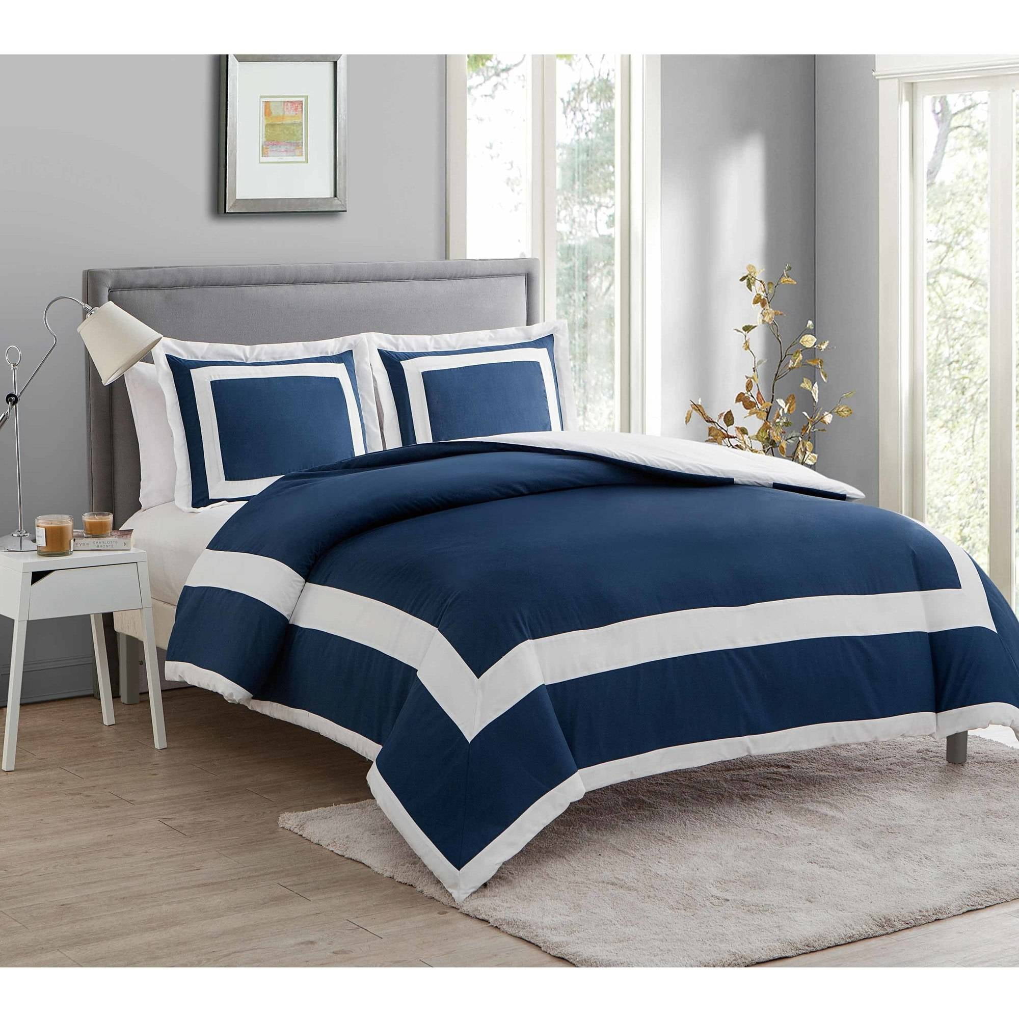 VCNY Home Avianna 3-Piece Bedding Duvet Cover Set, Multiple Colors ...