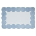 thumbnail image 1 of VCNY Home Blue/White Dotted Edge Tufted Bath Rug, 18" x 27", 1 of 5