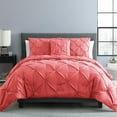 thumbnail image 1 of VCNY Home Carmen 4-Piece Coral Solid Comforter Set, King, Adult, Unisex, 1 of 8