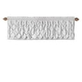 thumbnail image 1 of VCNY Home Carmen White Solid Color Rod Pocket Light-Filtering Curtain Valance, 60" x 20", 1 of 5