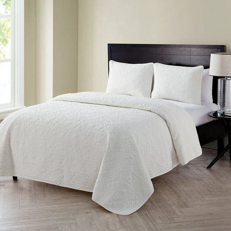 VCNY Home Caroline 3-Piece Embossed Quilt Set, Twin, Adult, Unisex