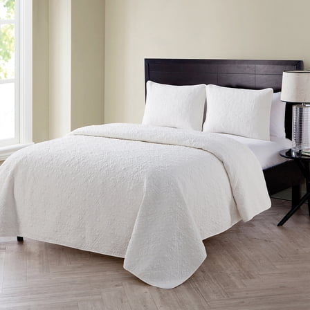 VCNY Home Caroline 3-Piece Embossed Quilt Set, Twin, Adult, Unisex