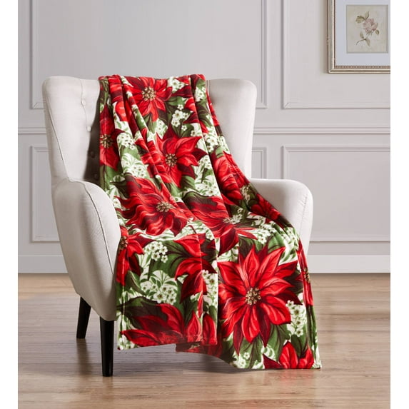 VCNY Home Celestial Christmas 100% Polyester Throw, 50" x 60"