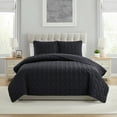 thumbnail image 1 of VCNY Home Circles 3-Piece Black Geometric Pinsonic Quilt Set, Full/Queen, Adult, Unisex, 1 of 5