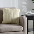thumbnail image 1 of VCNY Home Dublin 18" x 18" Cream Cable Knit Cotton Decorative Pillow, 1 of 5