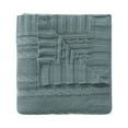 thumbnail image 1 of VCNY Home Dublin Blue Cable Knit Cotton Throw, 50" x 70", 1 of 5