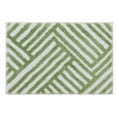 thumbnail image 1 of VCNY Home Green Geometric Lines Tufted Bath Rug, 18" x 27", 1 of 5