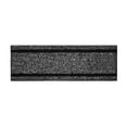 thumbnail image 1 of VCNY Home Heathered Hotel Black/White Microfiber Bath Rug Runner, 20" x 60", 1 of 5