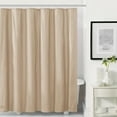 thumbnail image 1 of VCNY Home Heavyweight 6 Gauge Taupe Solid Color PEVA Shower Liner, 72" x 72", 1 of 5