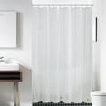 thumbnail image 1 of VCNY Home Heavyweight 6 Gauge White Solid Color PEVA Shower Liner, 72" x 72", 1 of 5