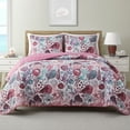 thumbnail image 1 of VCNY Home Ivory Coast 3-Piece Multicolor Abstract Reversible Quilt Set, King, Adult, Unisex, 1 of 5