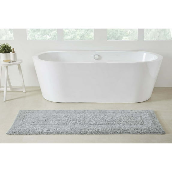 VCNY Home Jessica High Rise Ring Spun Cotton Reversible Bath Runner, 24" x 60"