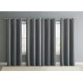 thumbnail image 1 of VCNY Home Jordan 4-Piece Solid Grommet Blackout Curtain Set, Grey, 38" x 84", 1 of 2